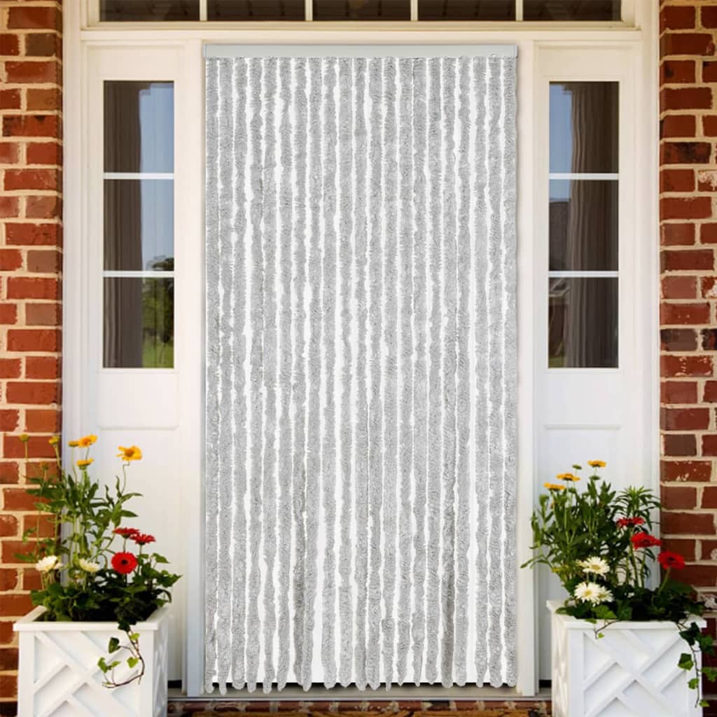 JUNG Vida Fliegenvorhang Grau 90x220 cm Chenille