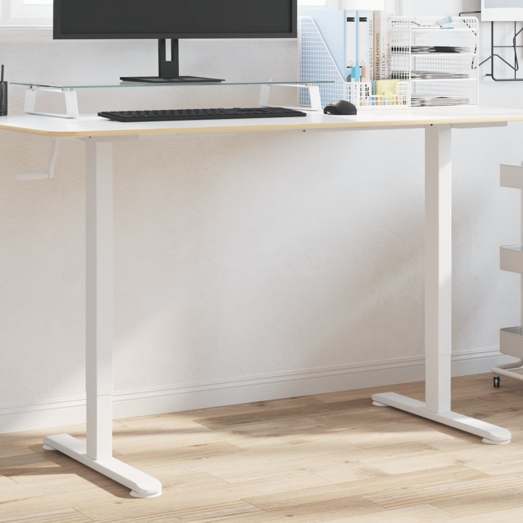 JUNG Vida Gestell für Sitz-Steh-Schreibtische Weiß (94-135)x60x(70-114)cm