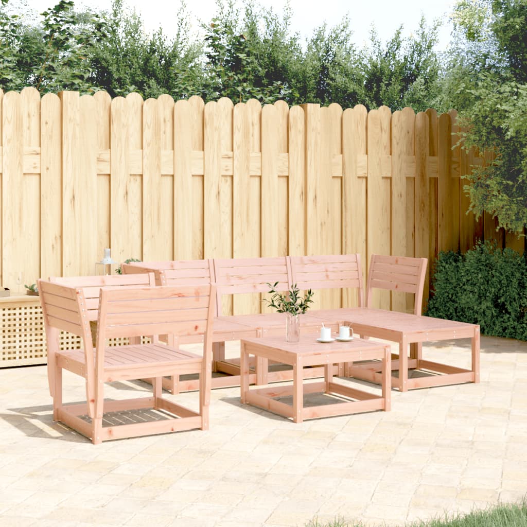 JUNG Vida 5-tlg. Garten-Lounge-Set Massivholz Douglasie