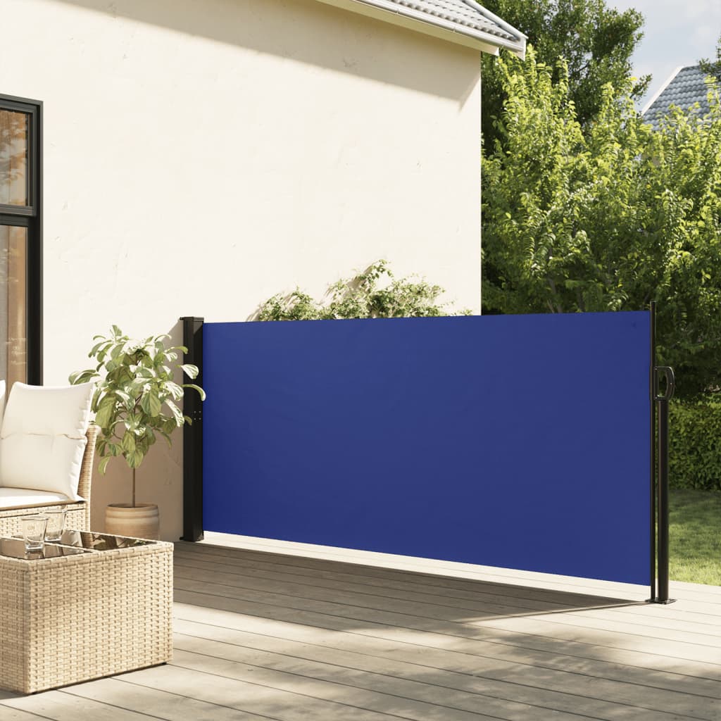 JUNG Vida Seitenmarkise Ausziehbar Blau 140x300 cm