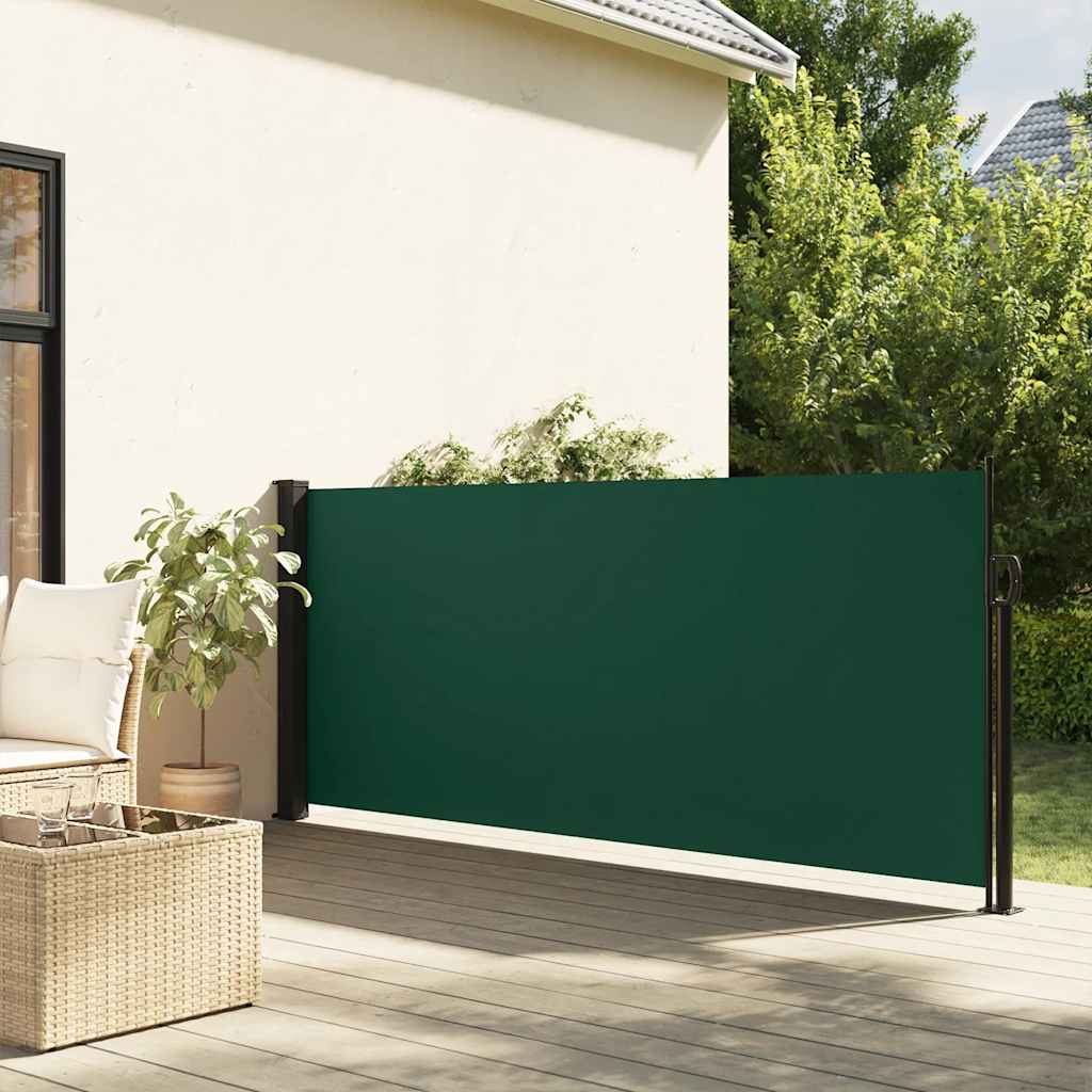 JUNG Vida Seitenmarkise Ausziehbar Dunkelgrün 120x500 cm