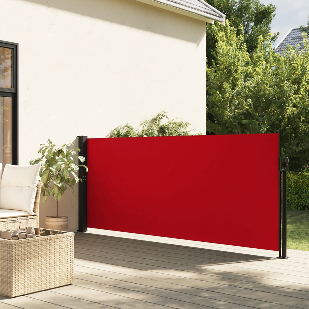 JUNG Vida Seitenmarkise Ausziehbar Rot 140x500 cm