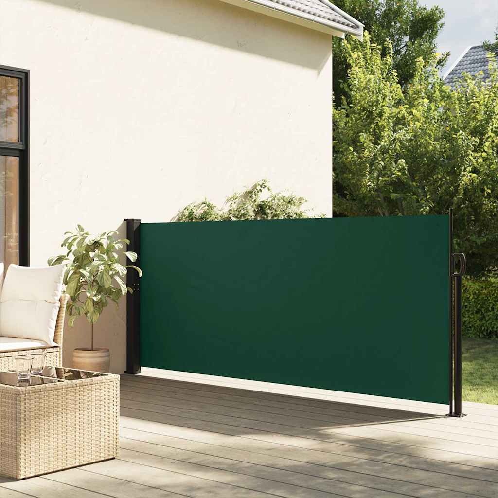 JUNG Vida Seitenmarkise Ausziehbar Dunkelgrün 140x500 cm