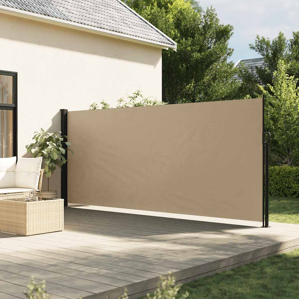 JUNG Vida Seitenmarkise Ausziehbar Beige 160x500 cm