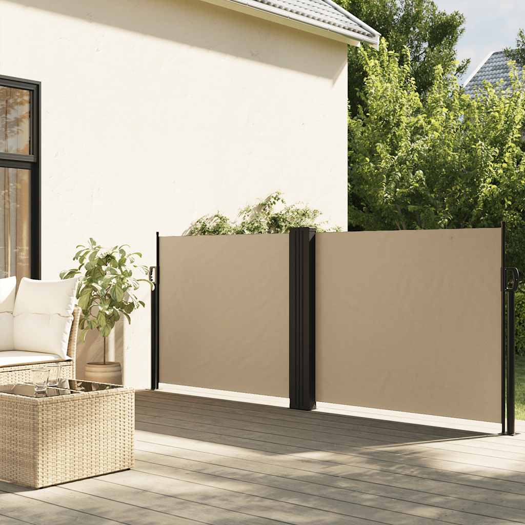 JUNG Vida Seitenmarkise Ausziehbar Beige 100x600 cm
