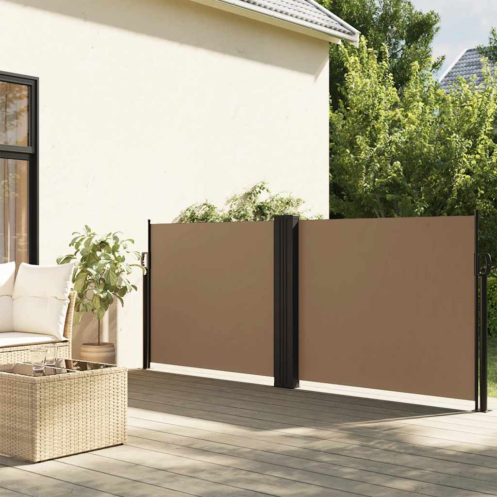 JUNG Vida Seitenmarkise Ausziehbar Taupe 120x600 cm