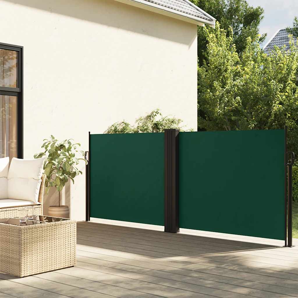 JUNG Vida Seitenmarkise Ausziehbar Dunkelgrün 120x600 cm