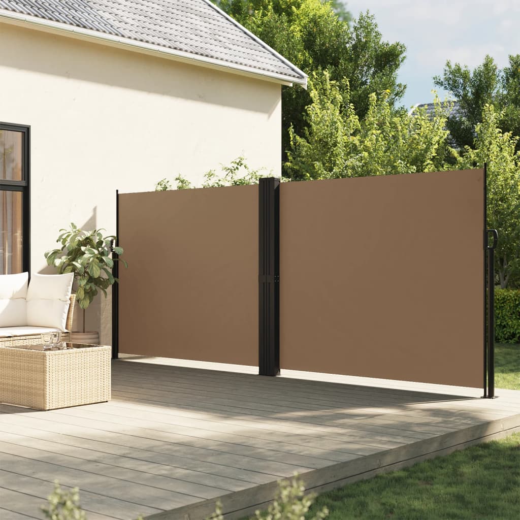 JUNG Vida Seitenmarkise Ausziehbar Taupe 160x600 cm