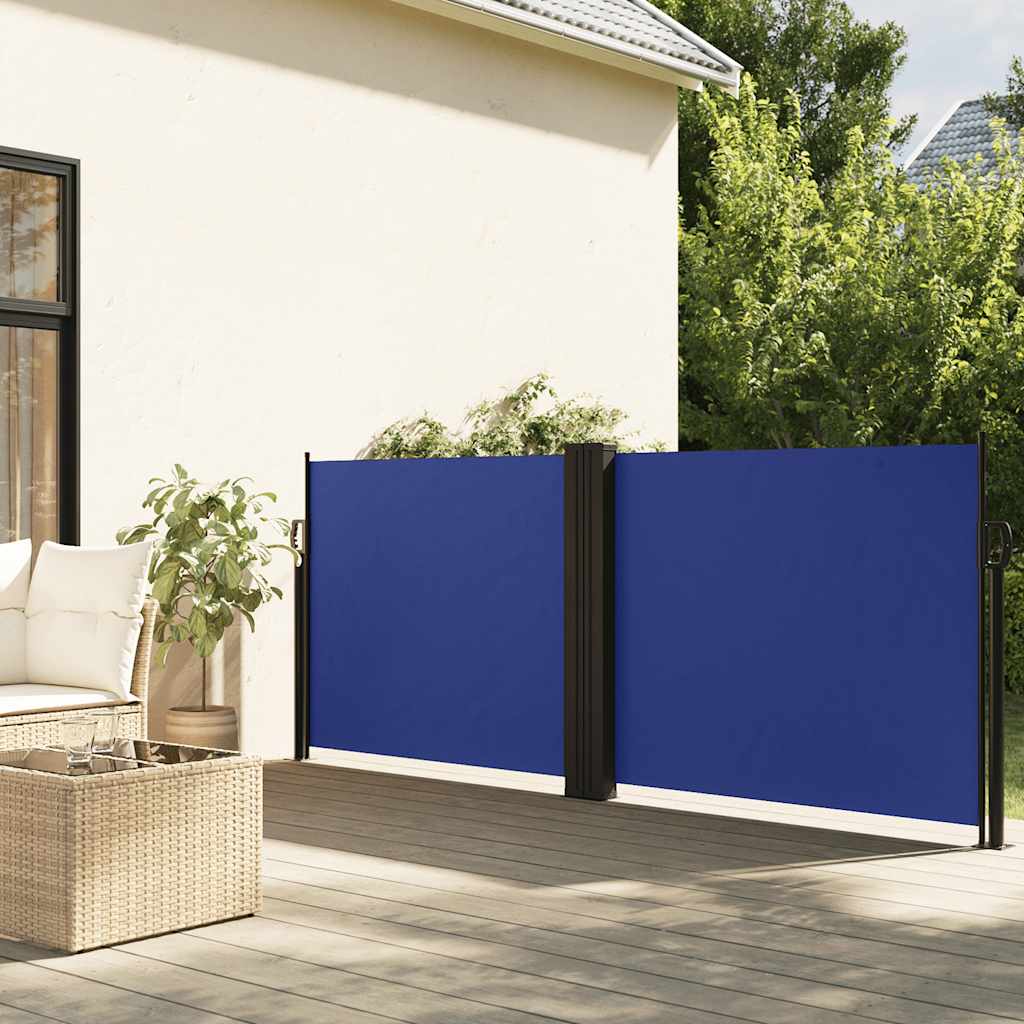 JUNG Vida Seitenmarkise Ausziehbar Blau 120x1000 cm