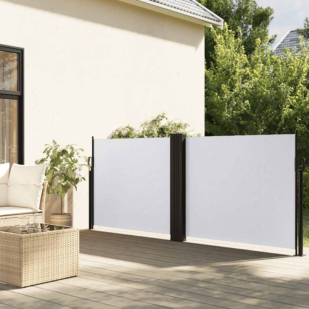 JUNG Vida Seitenmarkise Ausziehbar Weiß 120x1000 cm