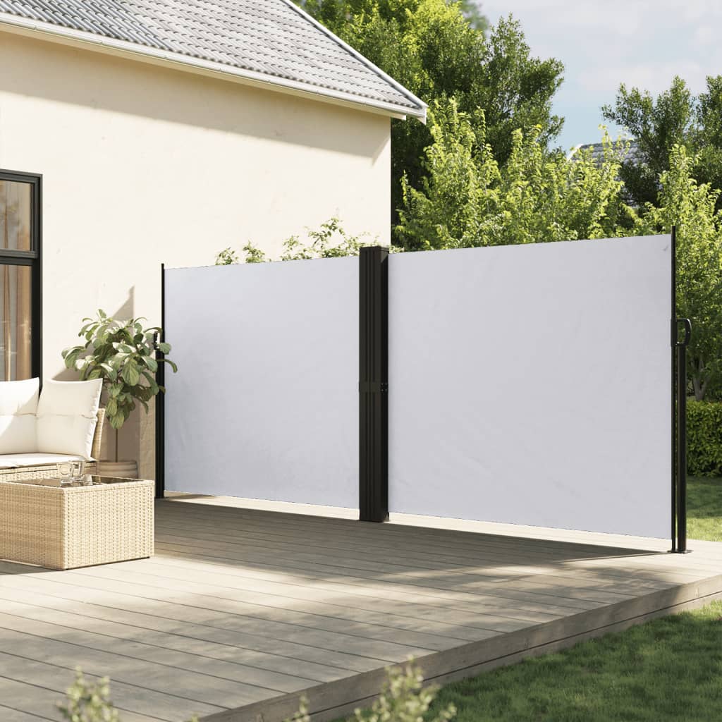 JUNG Vida Seitenmarkise Ausziehbar Weiß 180x1000 cm