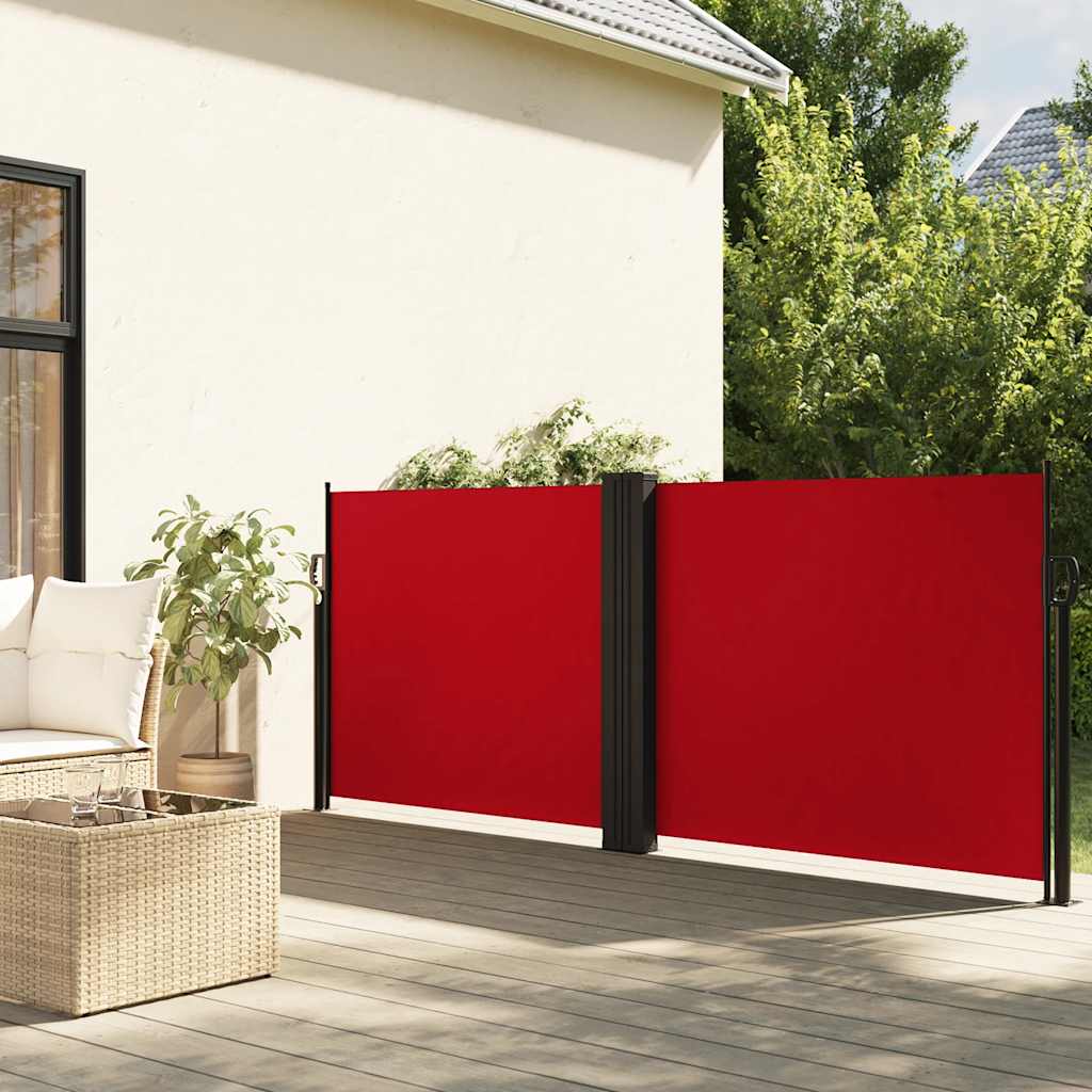 JUNG Vida Seitenmarkise Ausziehbar Rot 120x1200 cm