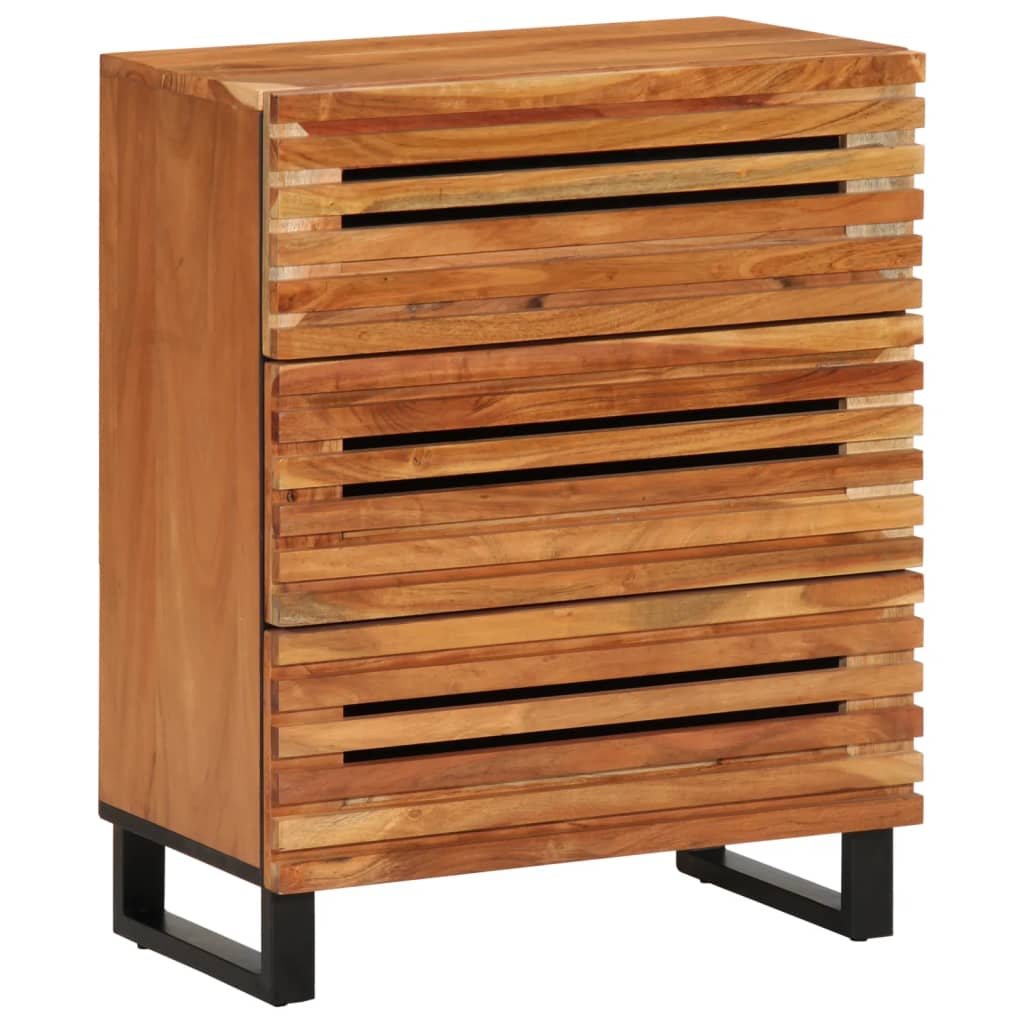 JUNG Vida Sideboard 60x34x75 cm Massivholz Akazie