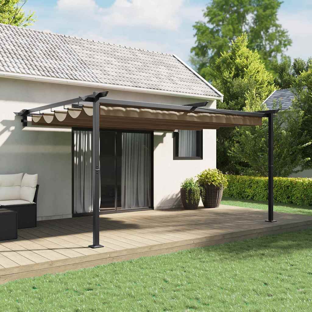 JUNG Vida Pavillon Taupe 400 x 300 x 200 cm Polyester