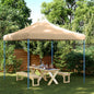 JUNG Vida Partyzelt Faltbar Pop-Up Beige 292x292x315 cm