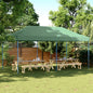 JUNG Vida Partyzelt Faltbar Pop-Up Grün 580x292x315 cm