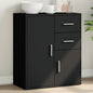 JUNG Vida Sideboard Schwarz 60x31x70 cm Holzwerkstoff
