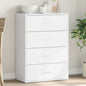 JUNG Vida Sideboard Weiß 60x31x84 cm Holzwerkstoff