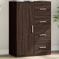 JUNG Vida Sideboard Braun Eichen-Optik 60x31x84 cm Holzwerkstoff