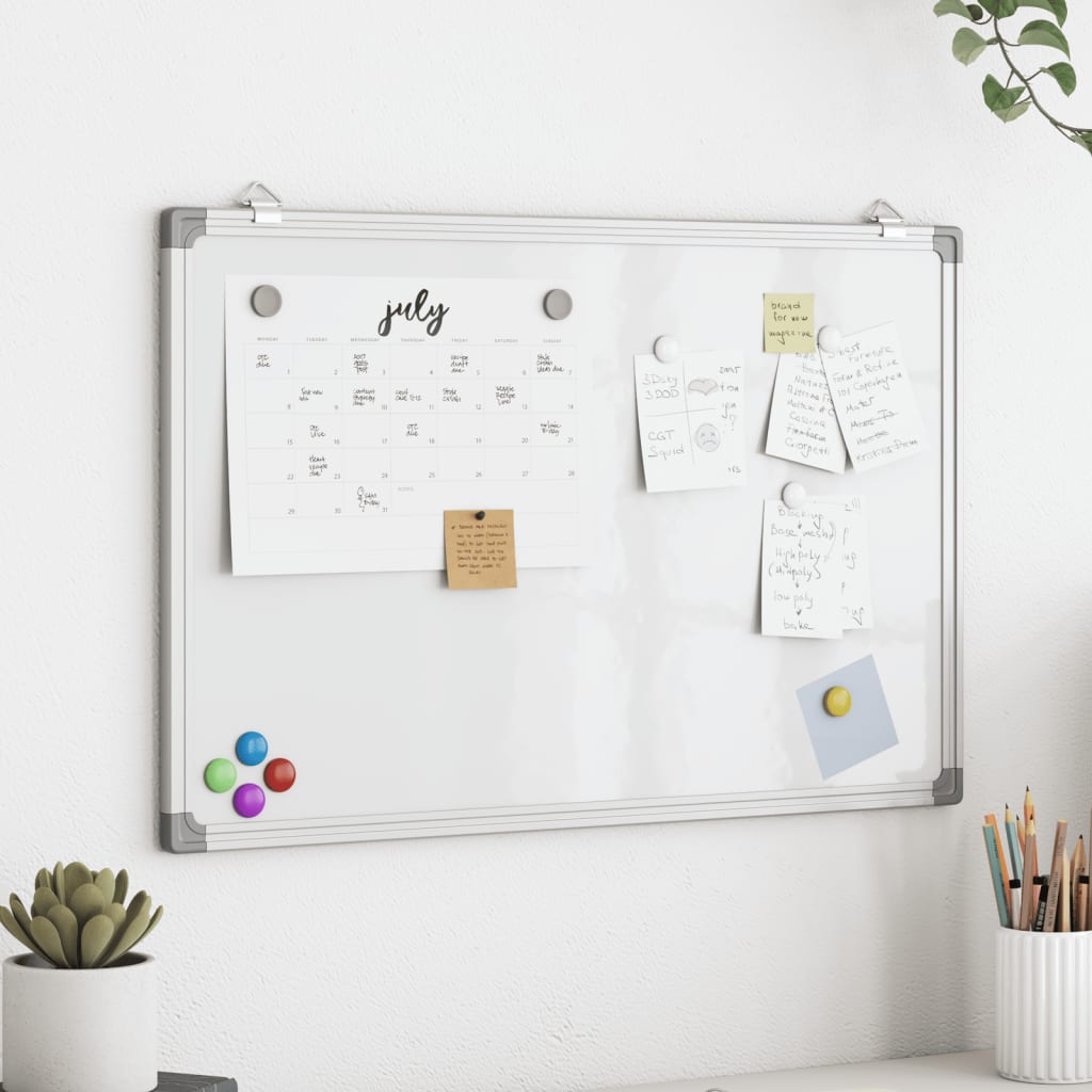 JUNG Vida Magnetisches Whiteboard 60x40x1,7 cm Aluminium