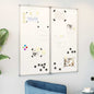 JUNG Vida Magnetisches Whiteboard Klappbar 80x80x1,7 cm Aluminium