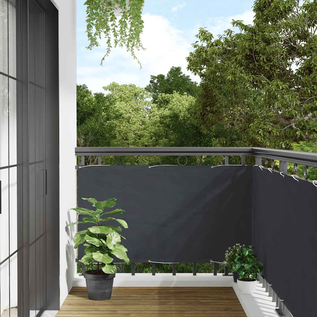 JUNG Vida Balkon-Sichtschutz Anthrazit 400x120 cm PVC