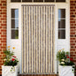 JUNG Vida Fliegenvorhang Dunkelbraun und Beige 118x220 cm Chenille