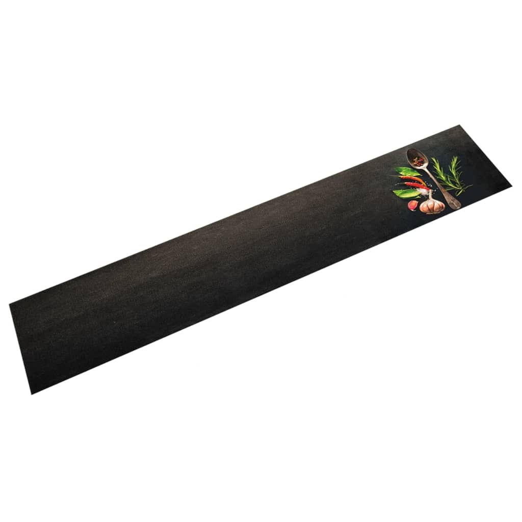 JUNG Vida Küchenteppich Waschbar Gewürze 60x300 cm Samt