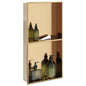 JUNG Vida Duschnische Golden Gebürstet 32x62x9 cm Edelstahl