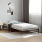 JUNG Vida Bettgestell Grau Sonoma 90x200 cm Holzwerkstoff und Metall