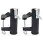 JUNG Vida Sonnenschirmhalter für Balkon 2 Stk. 25-38 mm Stahl