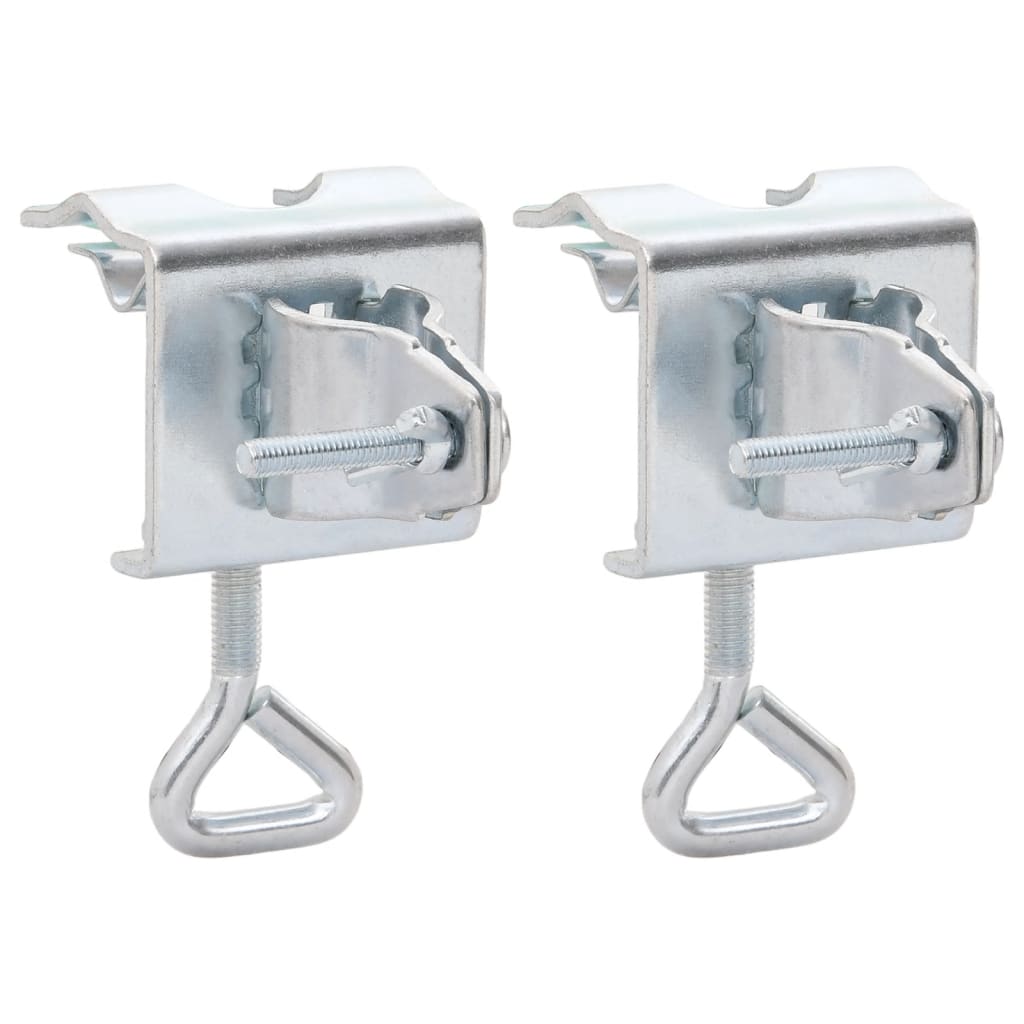 JUNG Vida Sonnenschirmhalter für Balkon 2 Stk. 32 mm Verzinkter Stahl
