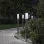 JUNG Vida Pollerleuchten mit Sensor 3 Stk. 80 cm Edelstahl IP44