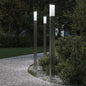 JUNG Vida Pollerleuchten mit Sensor 3 Stk. 110 cm Edelstahl IP44