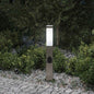 JUNG Vida Pollerleuchte mit Auslass 50 cm Edelstahl IP44