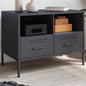 JUNG Vida TV-Schrank Anthrazit 68x39x50,5 cm Stahl