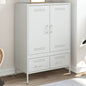 JUNG Vida Highboard Weiß 68x39x101,5 cm Stahl