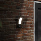 JUNG Vida LED-Außenwandleuchten mit Sensor 2 Stk. Schwarz Aludruckguss