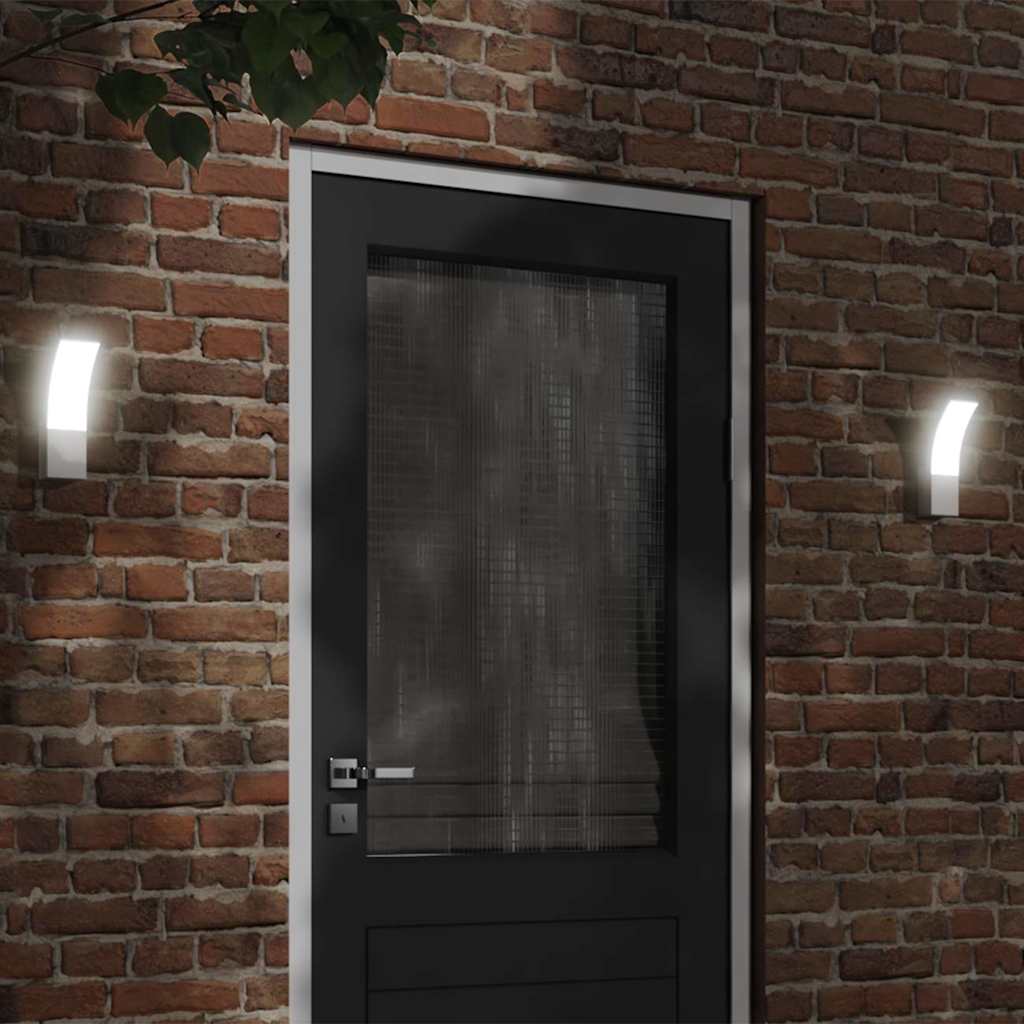 JUNG Vida LED-Außenwandleuchte Weiß Aluminiumdruckguss