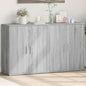 JUNG Vida Sideboards 2 Stk. Grau Sonoma-Eiche 60x31x70 cm Holzwerkstoff