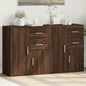 JUNG Vida Sideboards 2 Stk. Braun Eichen-Optik 60x31x70 cm Holzwerkstoff