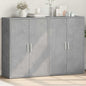 JUNG Vida Sideboards 2 Stk. Betongrau 60x31x84 cm Holzwerkstoff