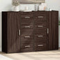 JUNG Vida Sideboards 2 Stk. Braun Eichen-Optik 60x31x84 cm Holzwerkstoff