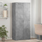 JUNG Vida Schuhschrank Betongrau 80x39x178 cm Holzwerkstoff