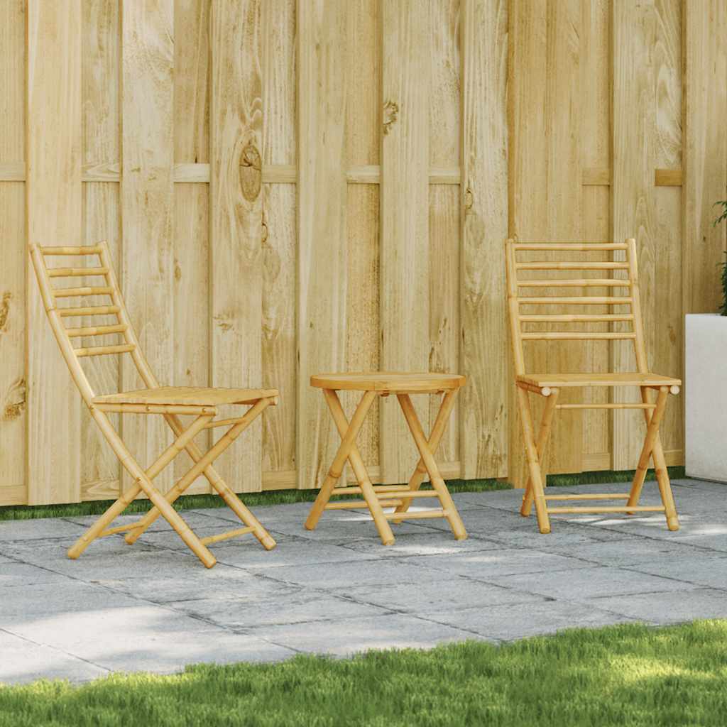 JUNG Vida 3-tlg. Bistro-Set Bambus