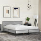 JUNG Vida Bettgestell Grau Sonoma 160x200 cm Holzwerkstoff und Metall