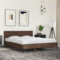 JUNG Vida Bettgestell Braun Eichen-Optik 160x200 cm Holzwerkstoff Metall