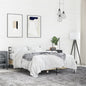 JUNG Vida Bettgestell Sonoma-Eiche 140x200 cm Holzwerkstoff und Metall