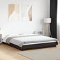 JUNG Vida Bettgestell mit LED Schwarz 160x200 cm Holzwerkstoff