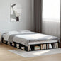 JUNG Vida Bettgestell Schwarz 120x200 cm Holzwerkstoff